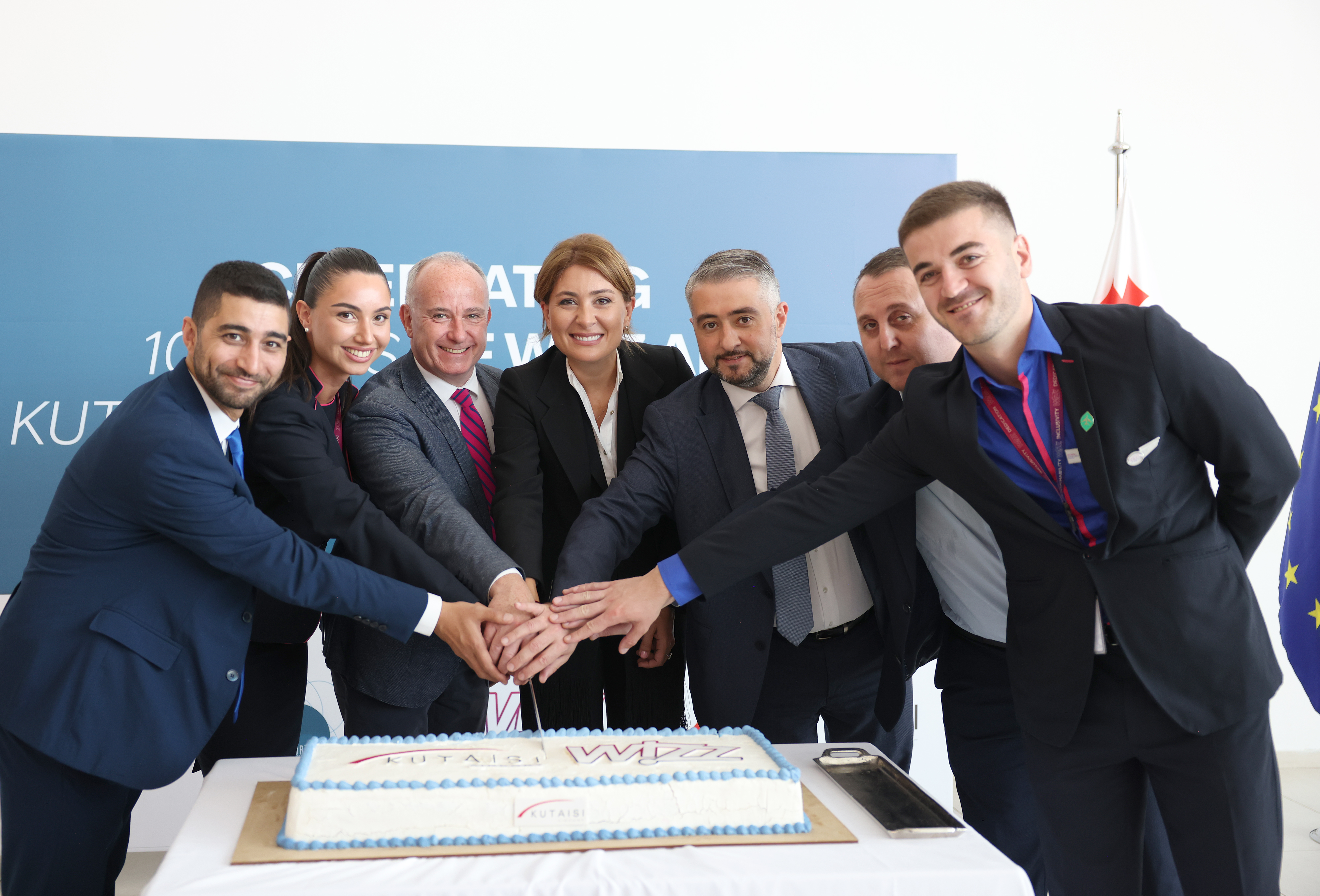 10 წელი ერთად, საქართველოსა და ევროპის კავშირი: Wizz Air და საქართველოს აეროპორტების გაერთიანება პარტნიორობის იუბილეს აღნიშნავენ