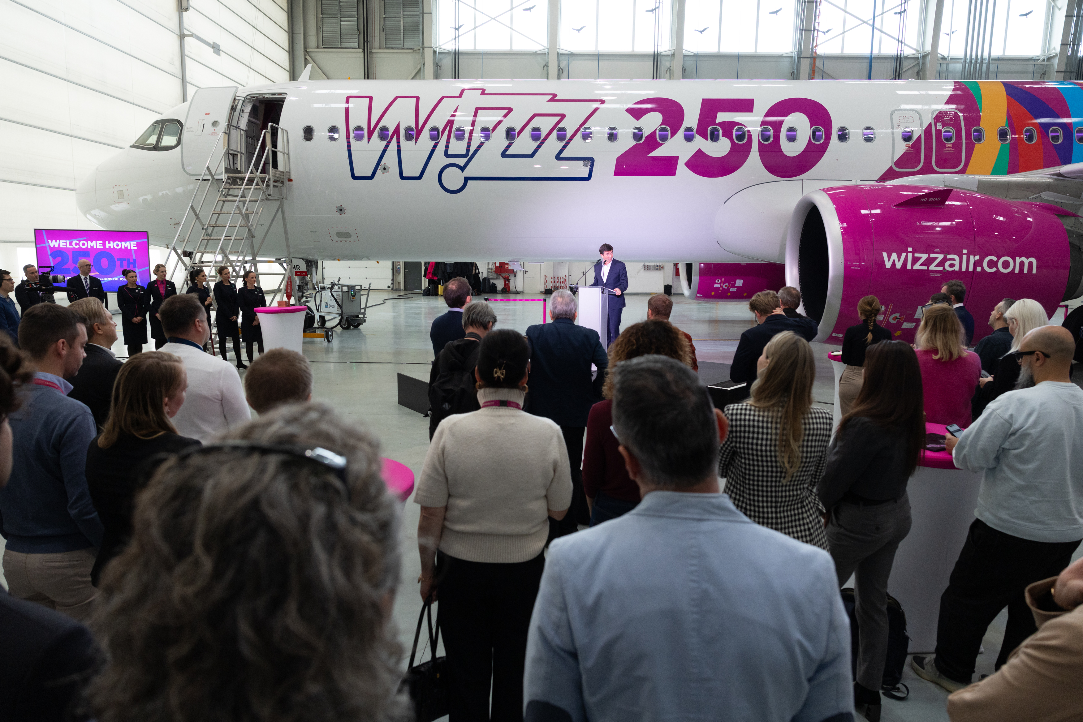 WIZZ AIR ფლოტში 250-ე თვითმფრინავს აღნიშნავს მნიშვნელოვანი ეტაპი 500 თვითმფრინავისგან შემდგარი ფლოტისკენ მიმავალ გზაზე