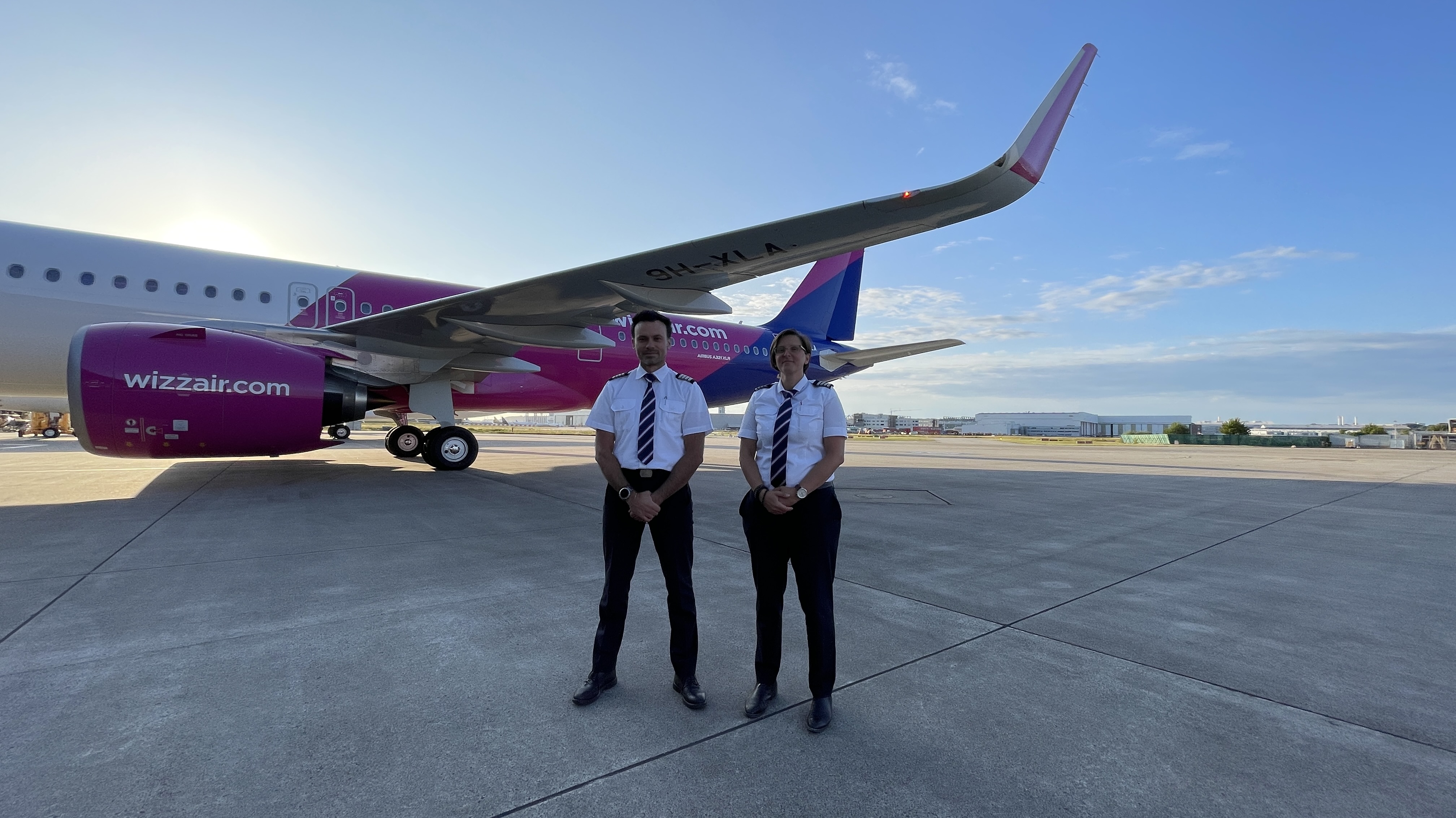 Wizz Air-მა ავიაფლოტში პირველი ევროპული Airbus A321xlr-ი დაამატა